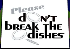 Please Don't Break the Dishes logo