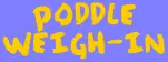 Poddle Weigh-In logo