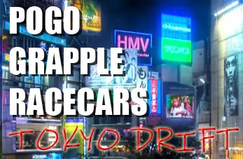 Pogo Grapple Racecars: Tokyo Drift logo
