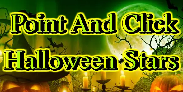 Point And Click Halloween Stars logo