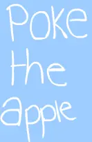 Poke the Apple logo