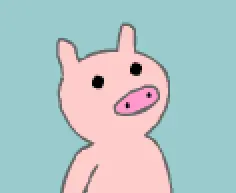 Poke the piggy! logo