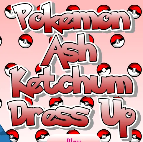 Pokemon Ash Ketchum Dress Up logo
