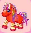 Pony World Dress Up Game logo