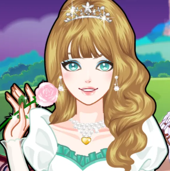 Poor to Princess Make Up Game logo