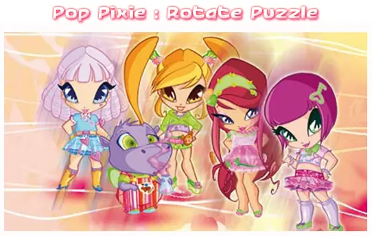 Pop Pixie: Rotate Puzzle logo
