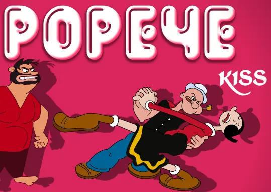 Popeye Kiss logo