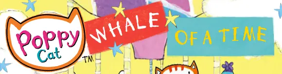 Poppy Cat - Whale Of A Time logo