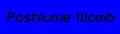 Poshlume Womb logo