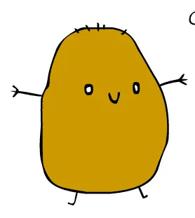 Potato - a simple flash game logo