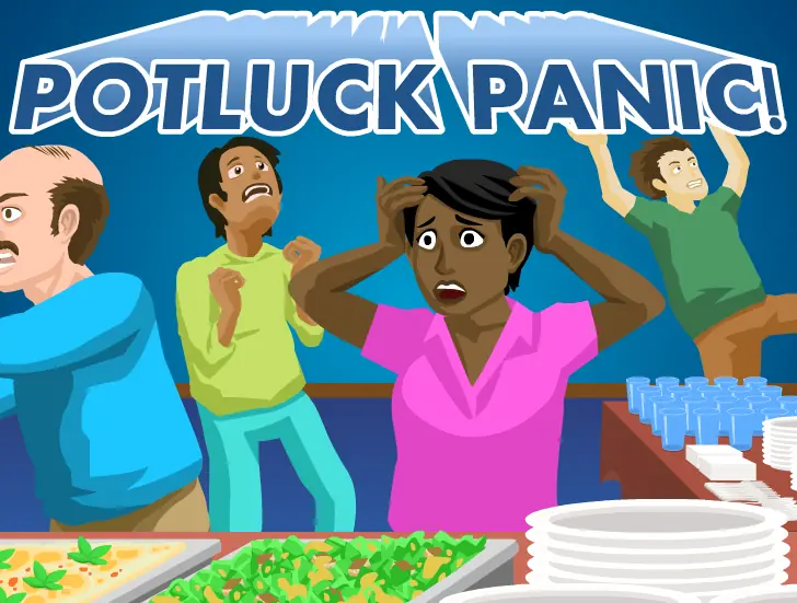 Potluck Panic! logo