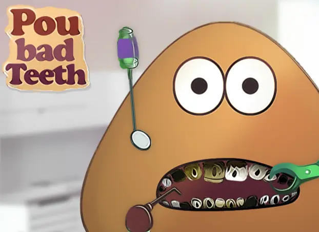 Pou Bad Teeth logo