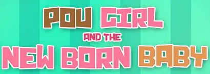 Pou Girl and the New Born Baby logo