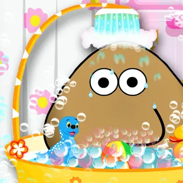 Pou Takes A Shower logo