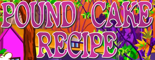 Pound Cake Recipe logo