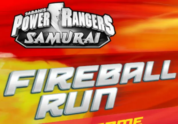 Power Rangers Samurai - Fireball Run logo