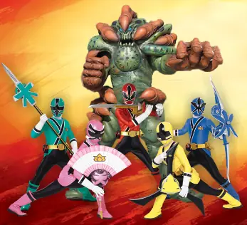 Power Rangers Samurai: Meet Your Mega Monster Match! logo