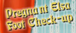 Pregnant Elsa Foot Check-Up logo