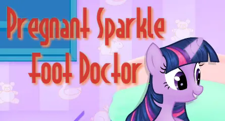 Pregnant Sparkle Foot Doctor logo