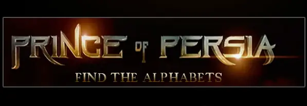 Prince of Persia - Find the Alphabets logo