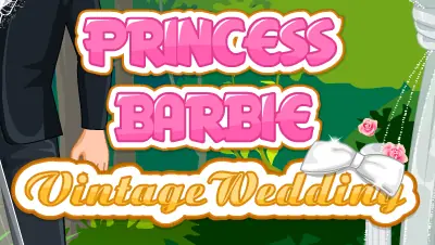 Princess Barbie Vintage Wedding logo
