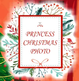 Princess Christmas Photo logo