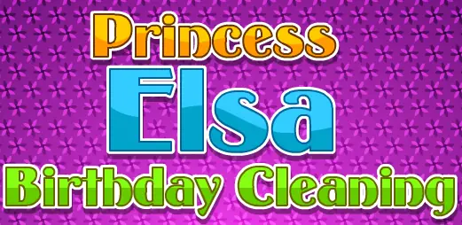 Princess Elsa Birthday Cleaning logo