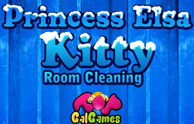 Princess Elsa Kitty Room Cleaning logo