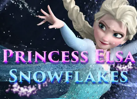 Princess Elsa Snowflakes logo