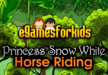 Princess Snow White Horse Riding logo