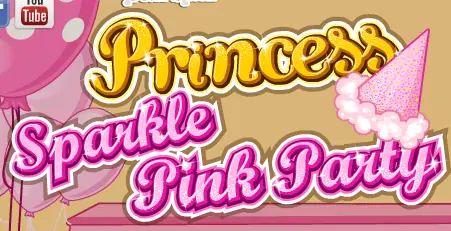 Princess Sparkle Pink Party logo