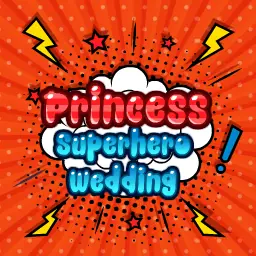 Princess Superhero Wedding logo