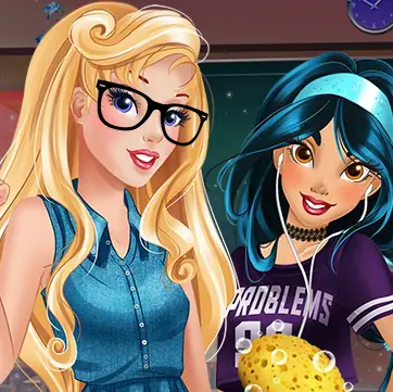 Princesses Off To School logo
