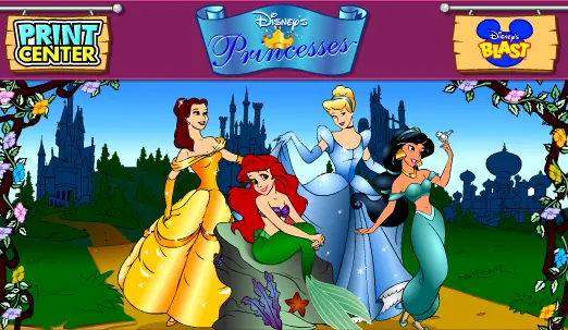 Print Center: Disney Princess logo