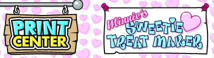 Print Center: Minnie's Sweetie Treat Maker logo