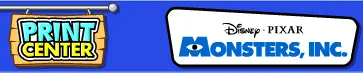 Print Center: Monsters, Inc. Calendar Creator logo