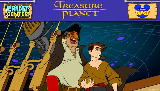 Print Center: Treasure Planet logo