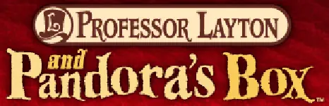 Professor Layton and Pandora's Box Microsite logo