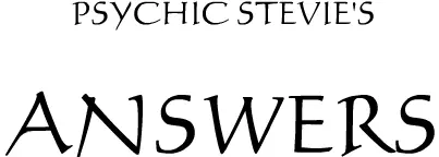 Psychic Stevie's Answers logo