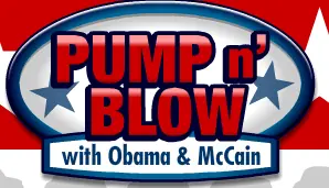 Pump n' Blow with Obama & McCain logo