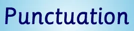 Punctuation logo