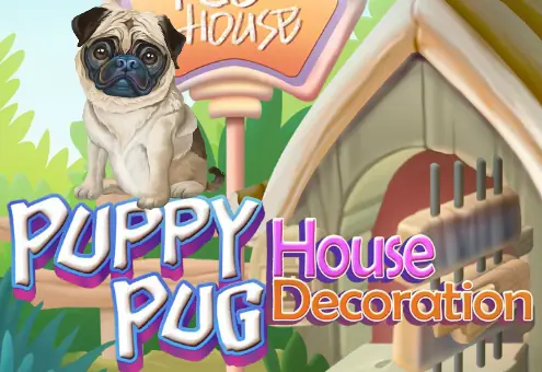 Puppy Pug House Decoration logo