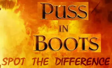 Puss in Boots - Spot the Difference logo