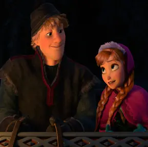 Puzzle: Anna y Kristoff logo