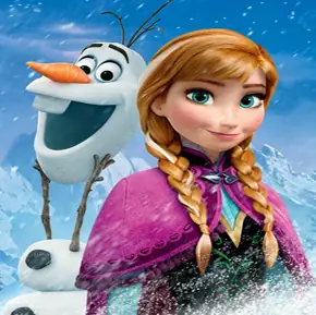 Puzzle: Anna y Olaf logo
