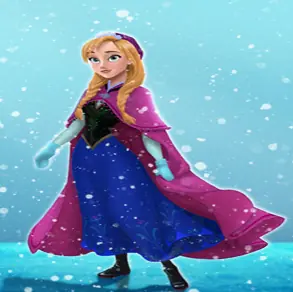 Puzzle: Frozen Anna logo