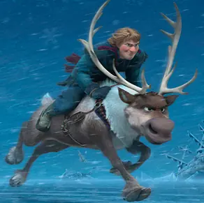 Puzzle: Kristoff y Sven logo