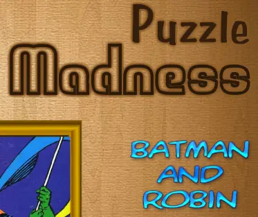 Puzzle Madness Batman and Robin logo