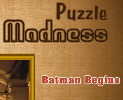 Puzzle Madness Batman Begins logo
