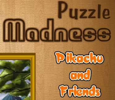 Puzzle Madness - Pikachu and Friends logo